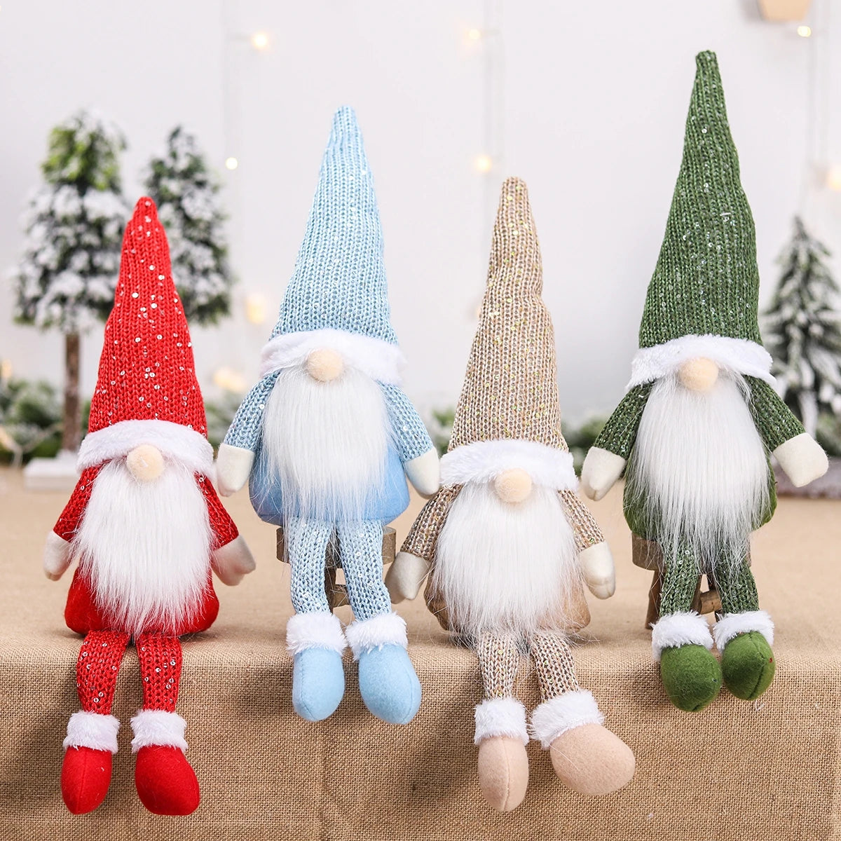 Poupée Gnome sans visage pour la maison de Noël