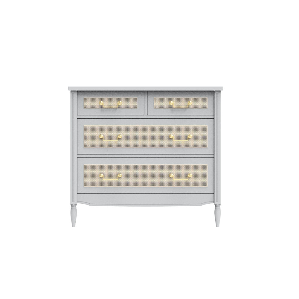 HERMIONE Chest of Drawers Grey Front View