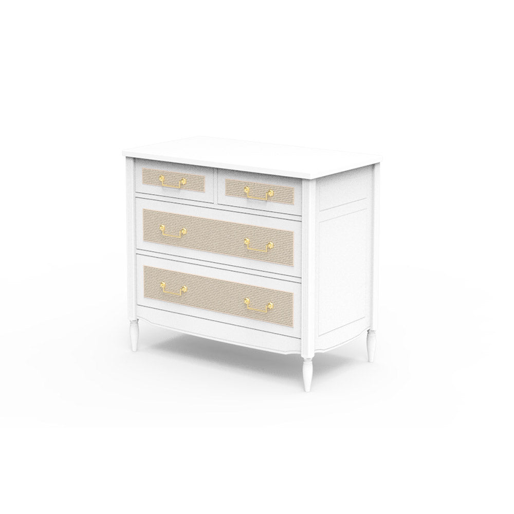 HERMIONE Chest of Drawers White