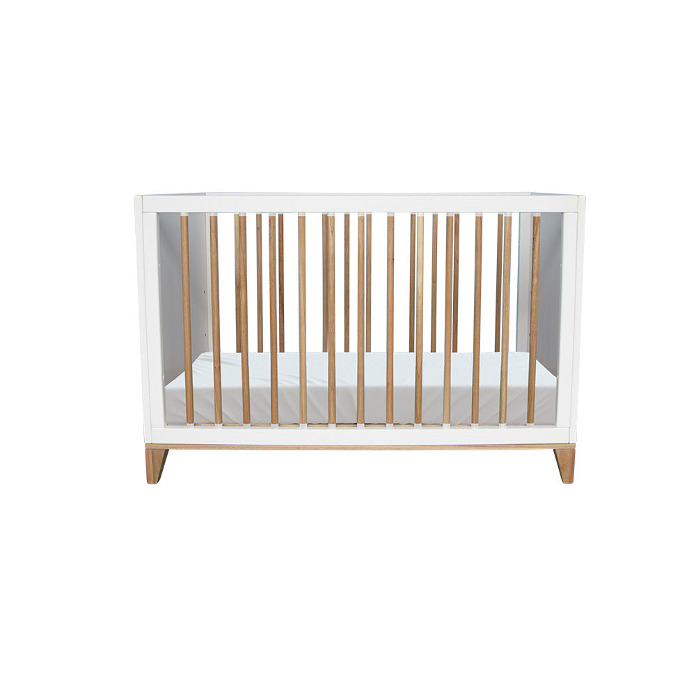 NAMI Evolutive Bed Rattan 60x120 White