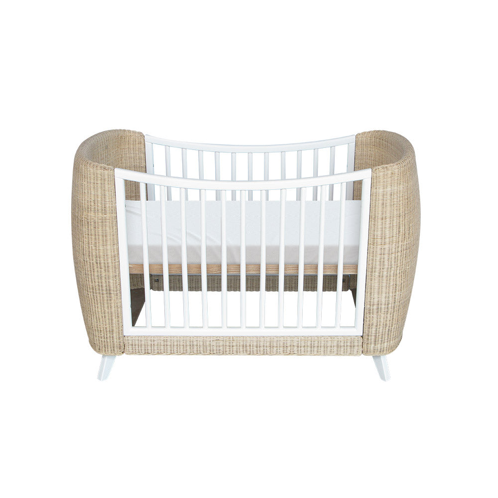 COQUILLAGE Evolutive Bed 60x120 White