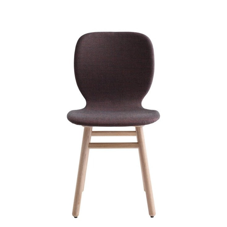 SHELL STOL Chair 45K brown upholstery