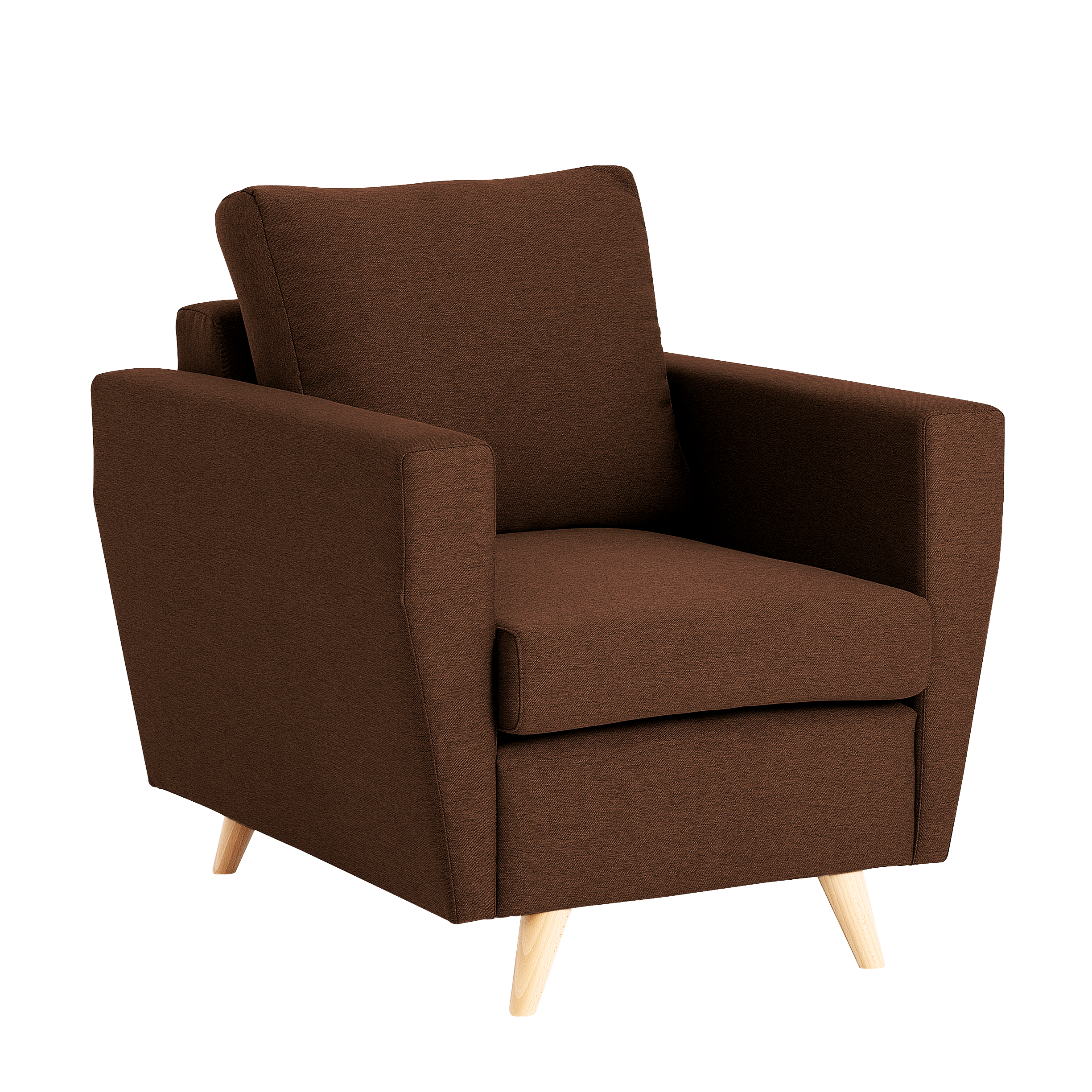 LOVER Armchair upholstery colour brown