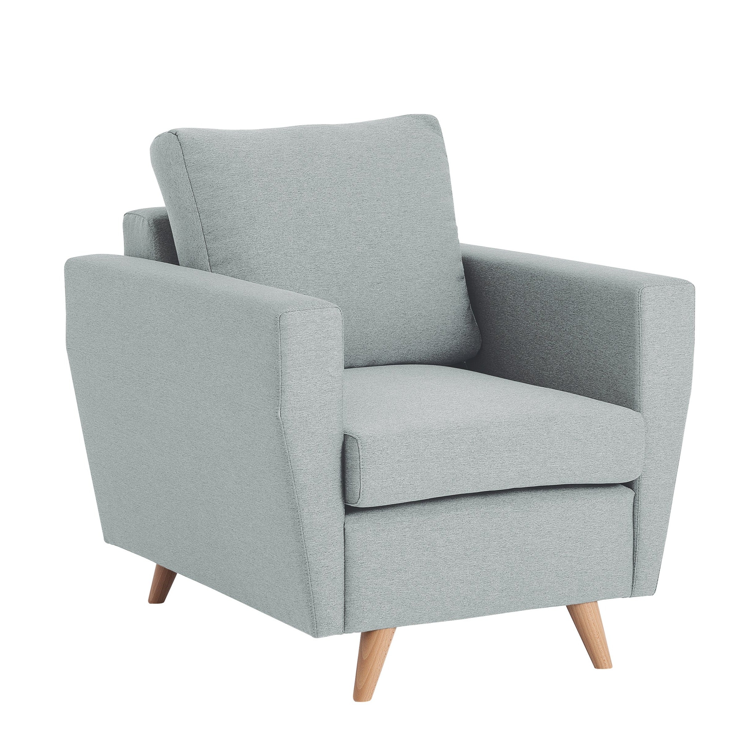 LOVER Armchair upholstery colour platinum grey