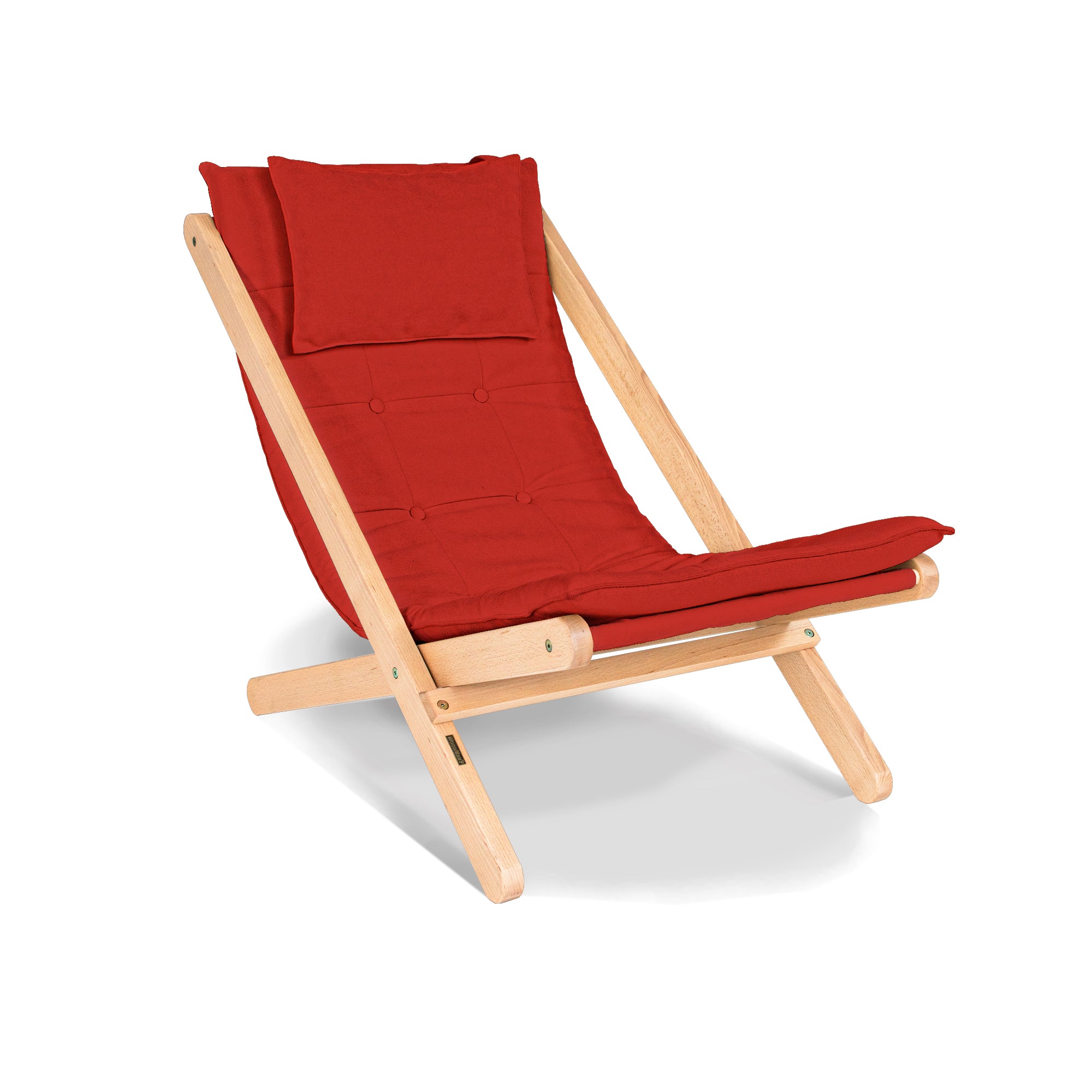 ALLEGRO Deckchair -red fabric