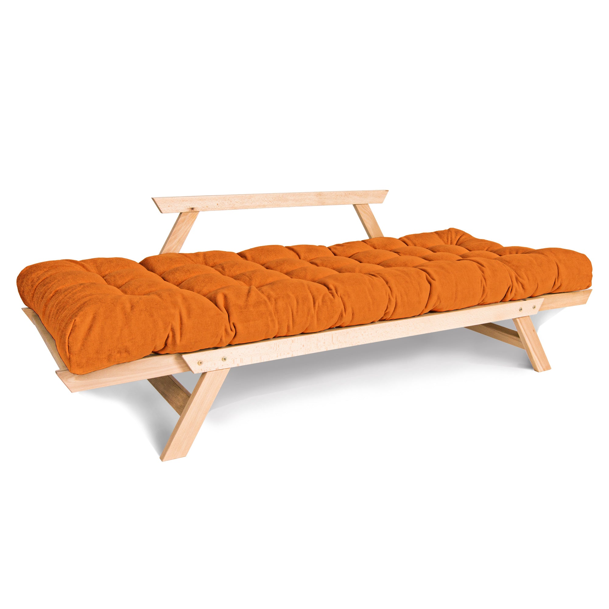 ALLEGRO Canapé-lit, cadre en bois de hêtre, couleur naturelle