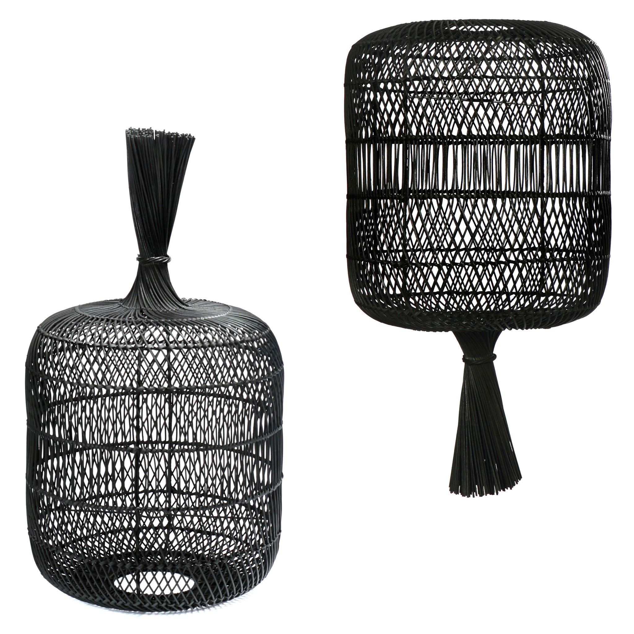 THE DUMPLING Floor Lamp Pendant Black set