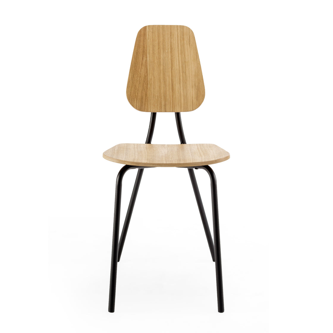 HOYA Chair-natural oak-front view