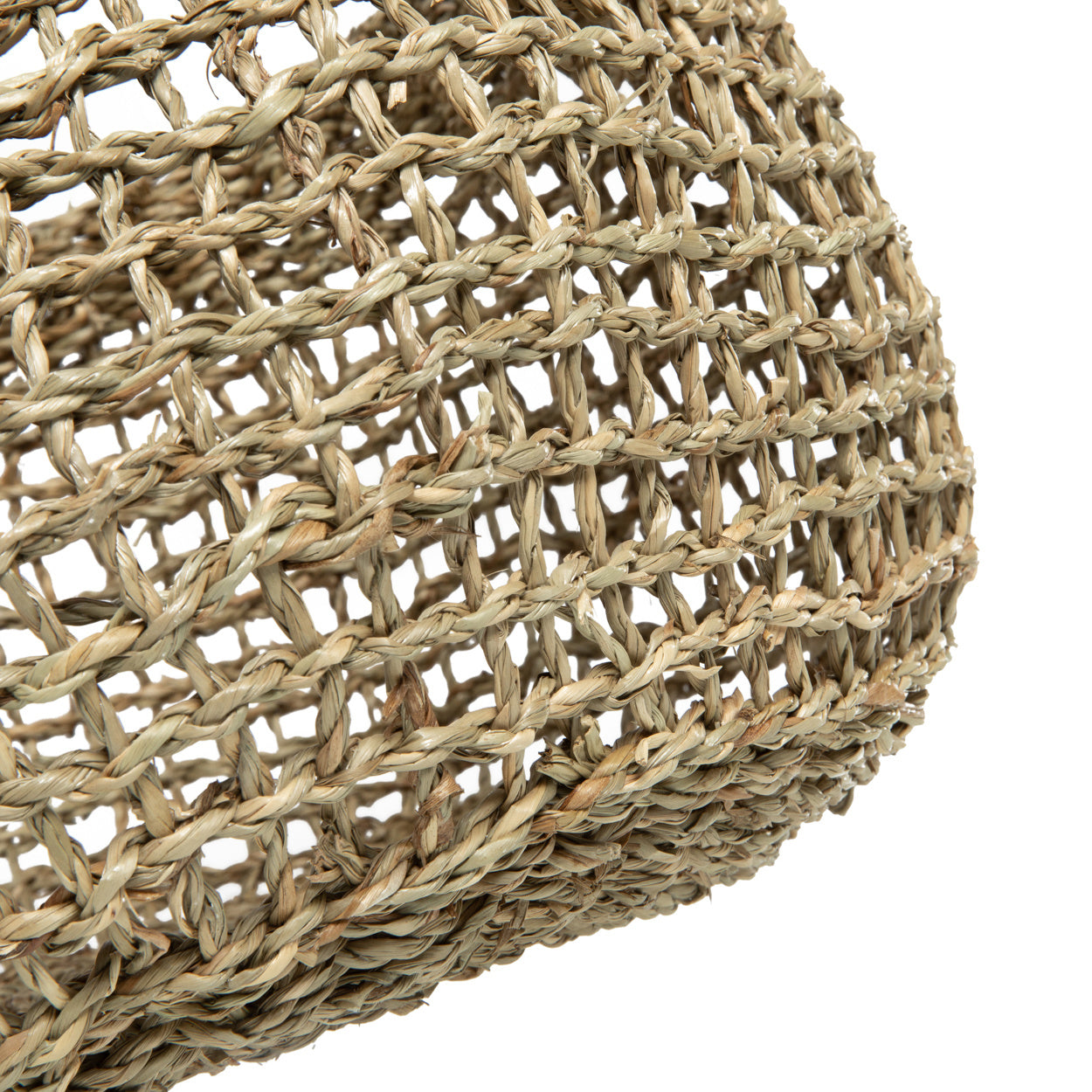 THE BAI NHAT Baskets Set of 3 bottom detail macro view