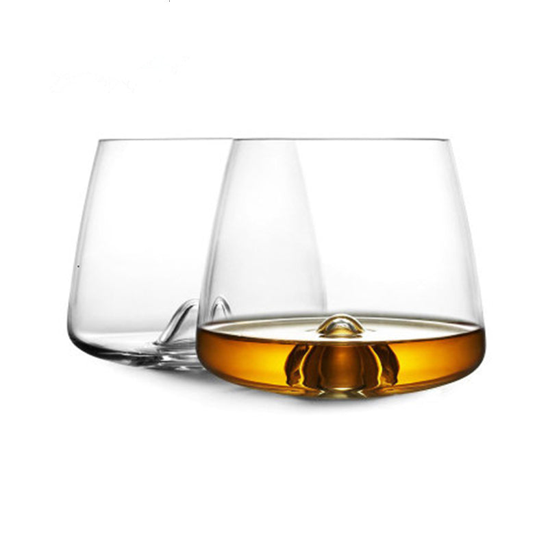 Gobelet à Whisky en verre de roche au design classique