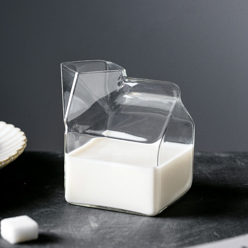 Verre à lait carré style japonais