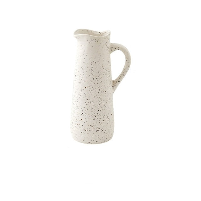 Vase à fleurs en céramique d'art de style nordique simple