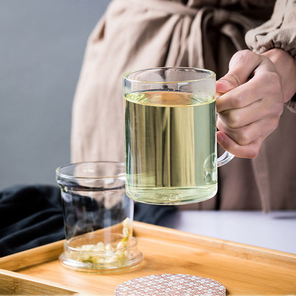 Tasse avec infuseur à thé - PJL-719, Verres/tasses en verre, Articles  promotionnels
