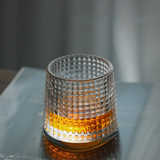 Gobelet à whisky en cristal épais