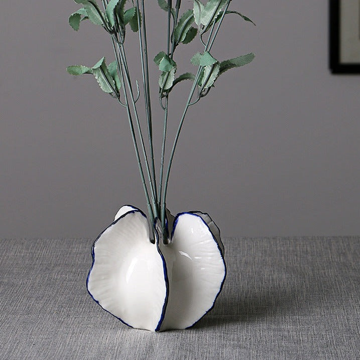 Vase décoratif en céramique Carambola