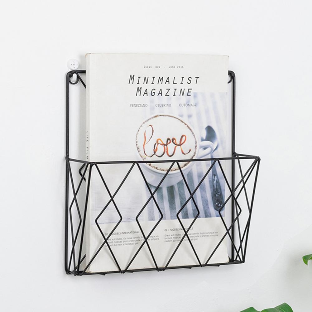 Support de rangement mural pour magazines