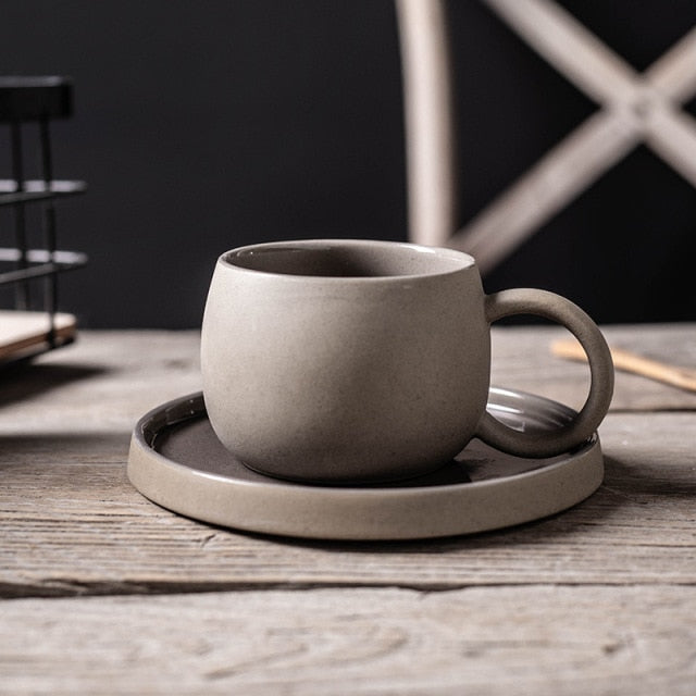 Tasse en céramique Tasse à café avec soucoupe Latte
