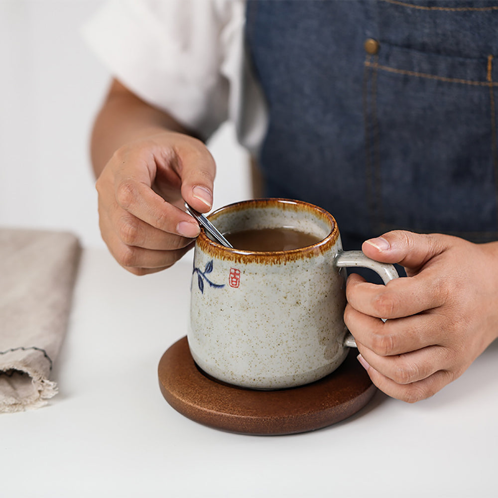 Tasse à café vintage style rétro japonais unique