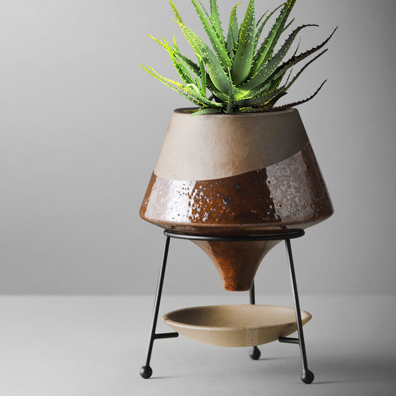 Pot de fleurs créatif en céramique style nordique