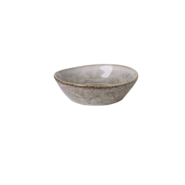 Assiettes plates en céramique japonaise