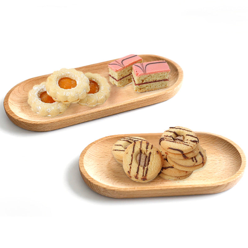 Assiette en bois de hêtre japonais
